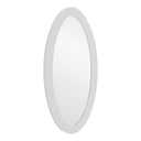 Legend - Modern White High Gloss Oval Mirror