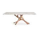 Legend - 87"-Wide Modern White TV Stand