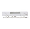 Legend - Modern White High Gloss Oval Mirror