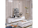 Legend Modern Black & Champagne Gold 87" TV Stand