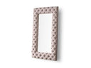 Legend - Transitional Grey Velvet Floor Mirror