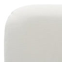 Liam - Modern Ivory Fabric Upholstered Bed