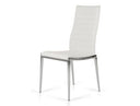 Penn - Modern White Leatherette Dining Chair (Set of 2)