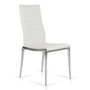 Libby - Modern White Leatherette Dining Chair (Set of 2)