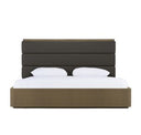 Lois - Modern Beige Shagreen + Brass Chest