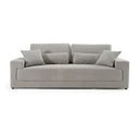 Loki - Modern Grey Fabric 4-Seat Sofa