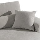 Loki - Modern Grey Fabric 3-Seat Sofa