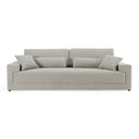 Loki - Modern Grey Fabric 4-Seat Sofa