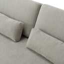 Loki - Modern Grey Fabric 4-Seat Sofa