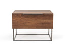 Lorenzo Italian Modern Light Oak Nightstand