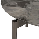 Lothal - Modern Grey Faux Marble End Table