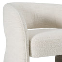 Luby - Modern Cream Fabric Accent Chair