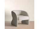 Luby - Modern Cream Fabric Accent Chair