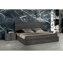 Lucia - Italian Modern Elm and Matte Grey Mirror