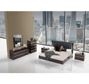 Luxor Italian Modern Ebony Mirror