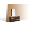 Luxor Italian Modern Ebony Mirror