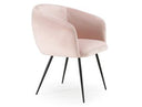 Luzerne - Modern Pink Velvet Dining Chair