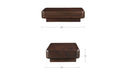 Eton Coffee Table Dark Brown