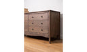 Mabel 6 Drawer Dresser Dark Brown