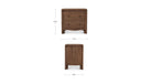 Mabel Nightstand Dark Brown