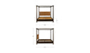 Devin Bed King Brown