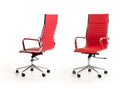 Madison Modern Red Leatherette Office Chair