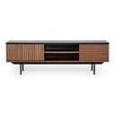 Asus - Italian Modern Walnut Bedroom Set