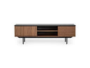 Maggie - Modern Walnut and Grey TV Stand