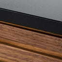 Maggie - Modern Walnut and Grey TV Stand