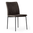 Maggie - Modern Black and Brown Dining Chair (Set of 2)