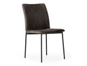 Maggie - Modern Black and Brown Dining Chair (Set of 2)
