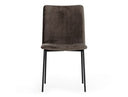 Maggie - Modern Black and Brown Dining Chair (Set of 2)