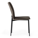 Maggie - Modern Black and Brown Dining Chair (Set of 2)