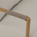 Malta - Outdoor Light Grey + Teak Sofa Set