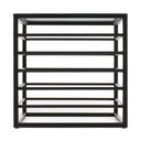 Malvo - Modern Black + Glass End Table