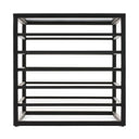Malvo - Modern Black + Glass End Table