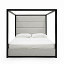 Manhattan - Contemporary Canopy Grey Bed