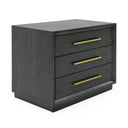 manhattan- contemporary canopy grey bedroom set