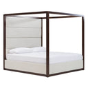 Manhattan - Contemporary Canopy Brown Oak Bedroom Set