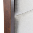 Manhattan - Contemporary Canopy Brown Oak Bed