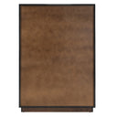 Manhattan - Contemporary Brown Oak and Gold Chest