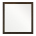 Manhattan - Contemporary Brown Oak Mirror