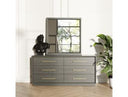 Manhattan- Contemporary Grey Mirror