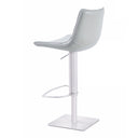 Manning - Modern White Adjustable Bar Stool