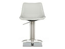 Manning - Modern Light Grey Adjustable Bar Stool