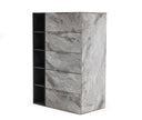 Maranello - Modern Grey Wash & Faux Marble Chest