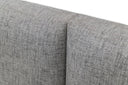 Maranello - Modern Grey Fabric Bed w/ Two Nightstands