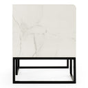 Marbella - Italian Modern White Marble Nightstand