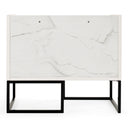 Marbella - Italian Modern White Marble Nightstand