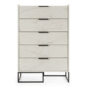Marbella - Italian Modern White Marble Chest
